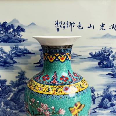 Lộc bình họa tiết Phượng Hoàng - Hoa Mẫu Đơn